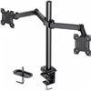 Image 1 : NEW HUANO DUAL ARM FULL MOTION DESK MOTION MOUNT
