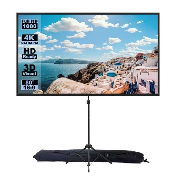 NEW EXCELIMAGE PORTABLE PROJECTOR SCREEN