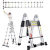 Image 1 : NEW BOWEITI 12.5FT TELESCOPIC A FRAME LADDER