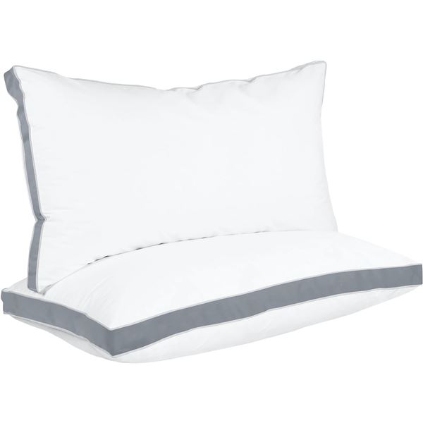 NEW UNPACKED SET OF 2 UTOPIA KING SIZE PILLOWS