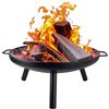 Image 1 : NEW CUISILAND 24 INCH OUTDOOR FIRE PIT BOWL 3 LEGS