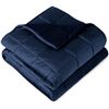 Image 1 : NEW BARE MINKY FLEECE WEIGHTED BLANKET 17LBS