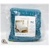 Image 1 : NEW 7 PIECE COMFORTER SET TEAL COLOR