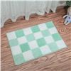 Image 1 : NEW UNPACKED SET OF 2 COTTON CHECKERED BATH MATS