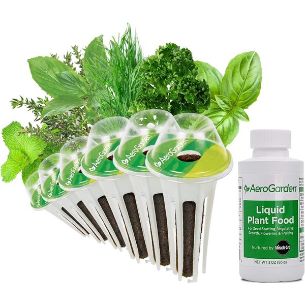 NEW AERO GARDEN GOURMET HERB SEED POD KIT