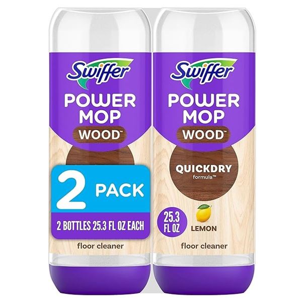 NEW 2 PACK OF SWIFFER POWER MOP REFILL CLEANING