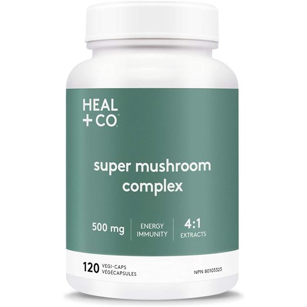 NEW HEAL & CO. SUPER MUSHROOM COMPLEX 120 CAPSULES