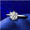 Image 7 : 2 CT GRA CERTIFIED 6 CLAW 925 ST SILVER MOISSANITE