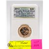 CANADA 2013 $20 .999 PURE SILVER ULTRA CAMEO