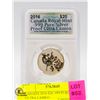 CANADA 2016 $20 .999 PURE SILVER ULTRA CAMEO
