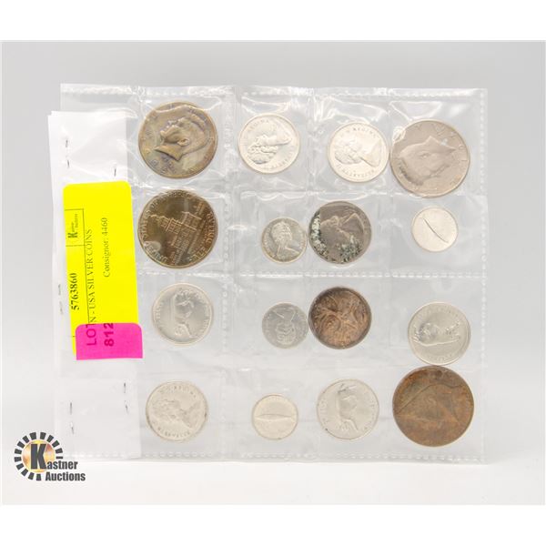 CANADIAN - USA SILVER COINS