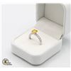 Image 2 : 1.00 CT GRA CERTIFIED GOLDEN YELLOW MOISSANITE VVS