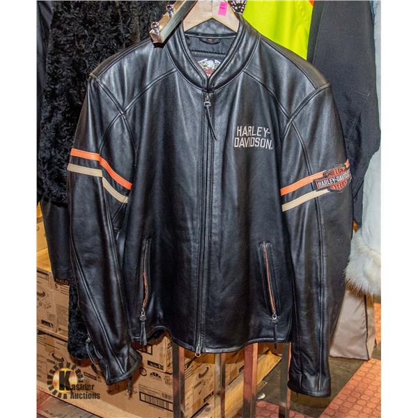 HARLEY DAVIDSON LEATHER JACKET H-D MOTORCYCLES