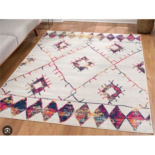 NEW KOSHANI SPLASH COLLECTION DECOR RUG IN DESIGN