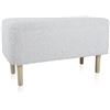 Image 1 : NEW OKSTENCK OFF WHITE TURKISH VELVET STORAGE