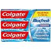 Image 1 : NEW 3 PACK OF COLGATE MAX FRESH TOOTHPASTE WITH