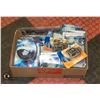 Image 1 : BOX OF COMPUTER AND TV CABLES