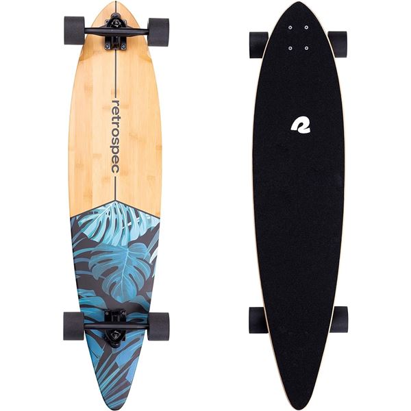 NEW RETROSPEC ZED LONGBOARD CRUISER PINTAIL