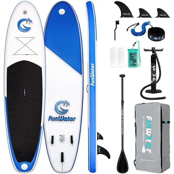 NEW FUNWATER SUP INFLATABLE STAND UP PADDLE BOARD