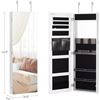 Image 1 : NEW SONGMICS JEWELRY CABINET DOOR/WALL MOUNT