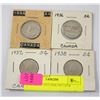 Image 1 : 4 NICKLES, 1935,1936,1937,1938