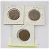 Image 2 : 3 LARGE PENNIES, 1909,1904, 1912