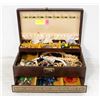 Image 1 : MCM JEWELRY BOX FULL OF MISC. JEWELRY