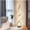 Image 1 : NEW UNPACKED MODERN 53" SPIRAL FLOOR LAMP