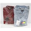 Image 1 : NEW MENS SHIRTS 1DENIM/1BURGANDY SIZE M