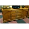 Image 1 : SOLID WOOD 3 DRAWER 2 DOOR DRESSER