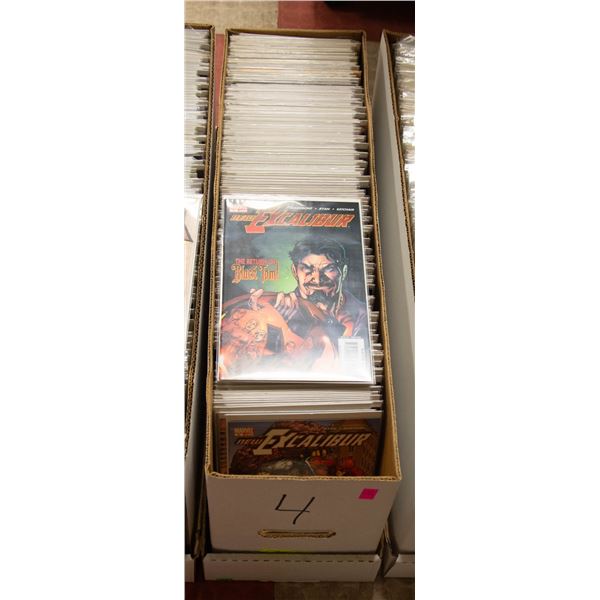 LARGE COMIC BOX MARVEL/DC/INDY  200+