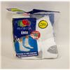 Image 1 : WHITE CREW SOCKS 6-12 SIZE 6-PACK FRUIT OF