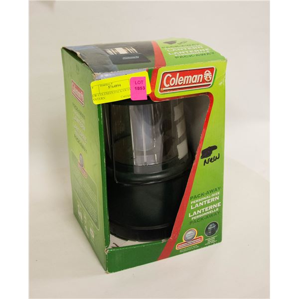 NEW COLEMAN PACKAWAY LANTERN