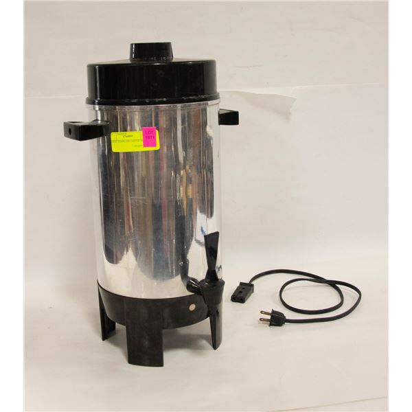 LARGE STAINLESS COFFEE MAKER