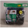 Image 1 : BLACK ANKLE SOCKS 12-16 SIZE 6-PACKS FRUIT OF