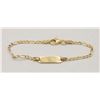 Image 1 : NEW 925 ITALY ENGRAVEABLE BRACELET