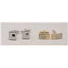 Image 1 : 2 PAIRS OF NEW CUFFLINKS IN GIFT BOX,