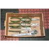 Image 1 : BOX WITH MASTERCRAFT PLIER SET AND STANLEY