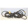 Image 1 : THICK HEAVY DUTY BLACK OUTDOOR EXTENSION CORD