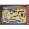 Image 1 : BOX OF PLIERS & CUTTERS