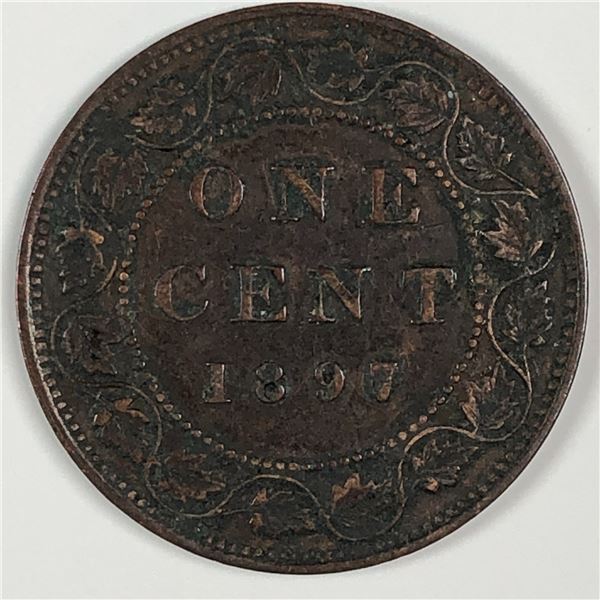 Canadian Large Cent 1897 EF