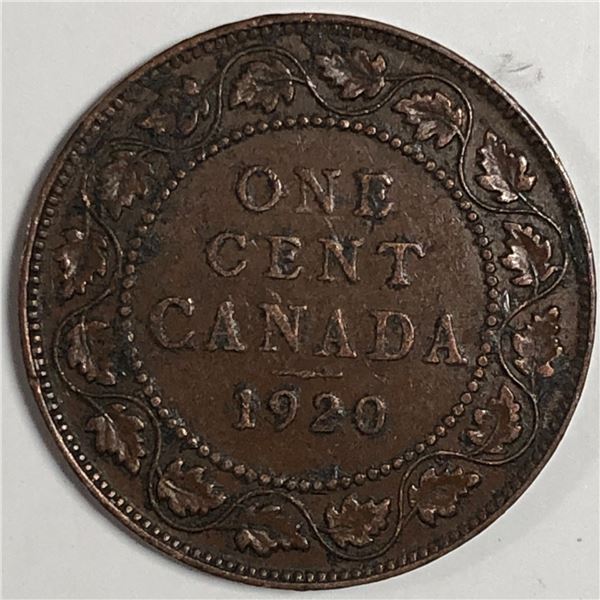 Canadian Large Cent 1920