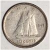 Image 1 : Canadian .10 Cent Dime 1948 Fine