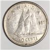 Image 1 : Canadian .10 Cent Dime 1957