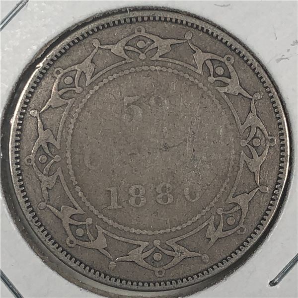 Newfoundland .50 cents 1880