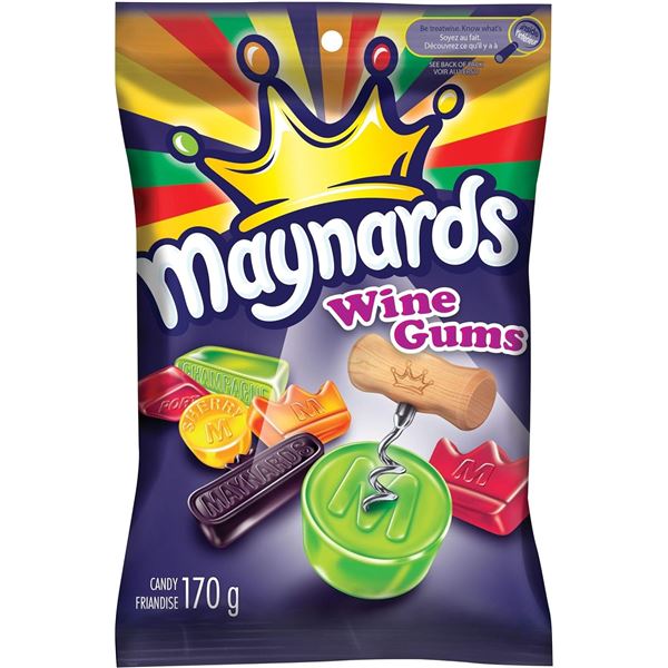 4 NEW 170G BAGS OF MAYNARDS WINE GUMS