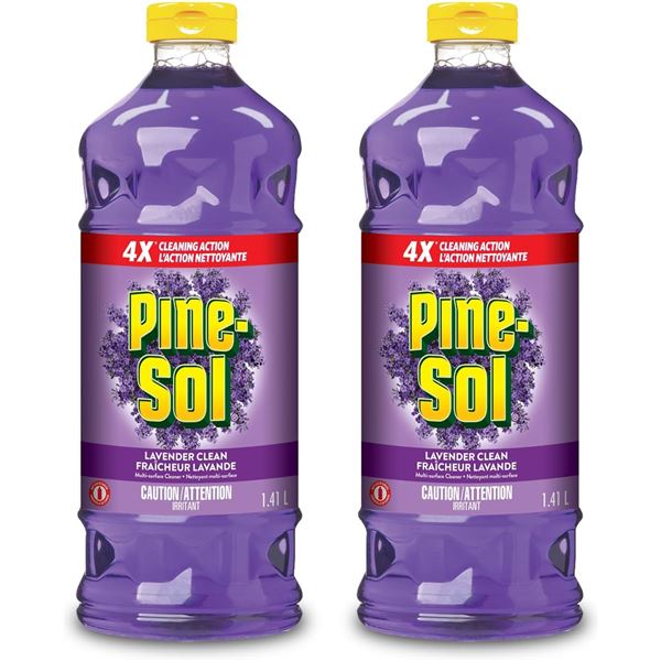 NEW 2 PACK OF PINE SOL 1.41L LAVENDER CLEAN MULTI