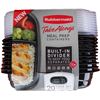 Image 1 : NEW 10 PACK OF RUBBERMAID TAKE ALONGS MEAL PREP