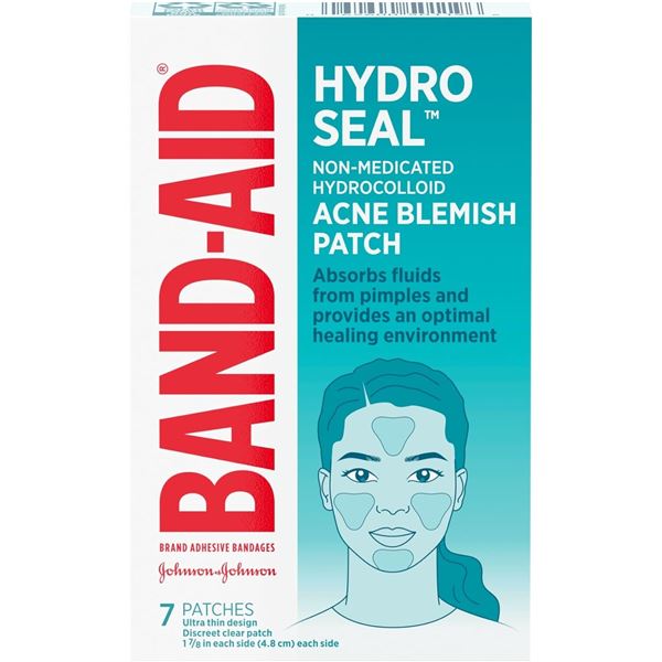 9 NEW BOXES OF BAND-AID HYDRO SEAL