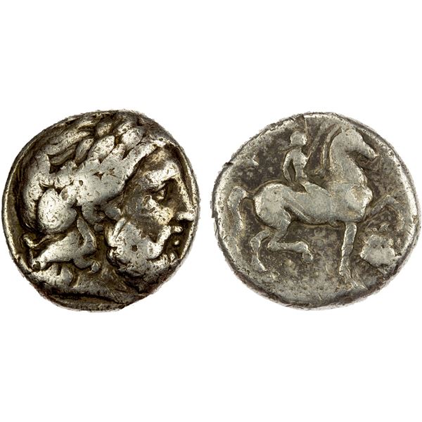 MACEDONIAN KINGDOM: Philip II, 359-336 BC, AR tetradrachm (14.11g), Amphipolis, ca. 348/7-343/2 BC,